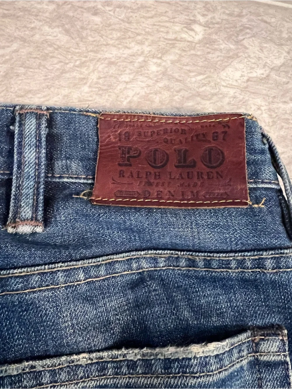 Polo Ralph Lauren Vintage 67 Straight Leg Denim Jeans Men's 38x34